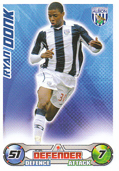 Ryan Donk West Bromwich Albion 2008/09 Topps Match Attax #EX47